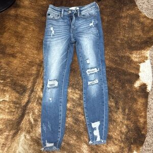 KanCan ripped skinny jeans 
Never worn